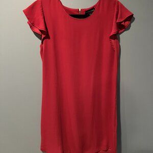 Adrienne Vittadini Red Short Dress Size 4